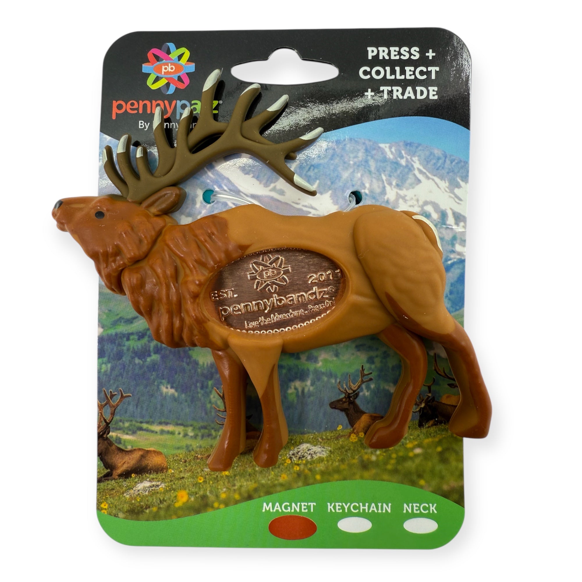 PennyPalz Zoo & Wildlife – Pressed Penny Keychains, Necklaces