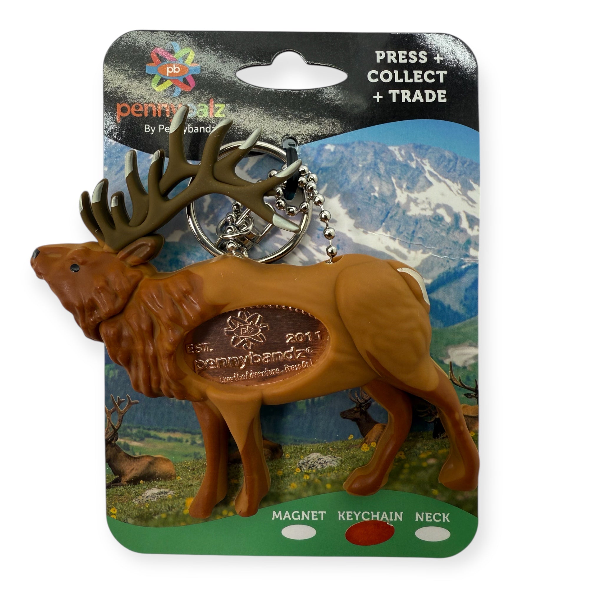 PennyPalz Zoo & Wildlife – Pressed Penny Keychains, Necklaces