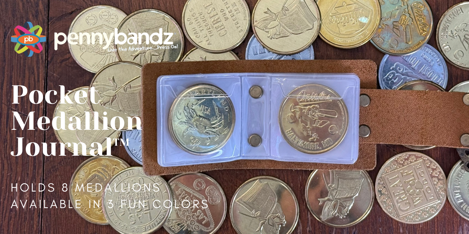 Pocket Medallion Journal™ | Holds 8 Collectible Medallions
