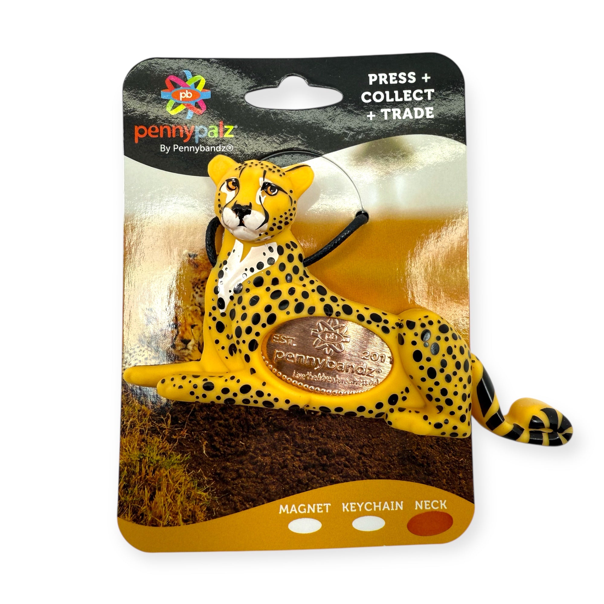 Zoo Cheetah Pendant Cheetah Keyring By Gal Design Buy On Art WOW