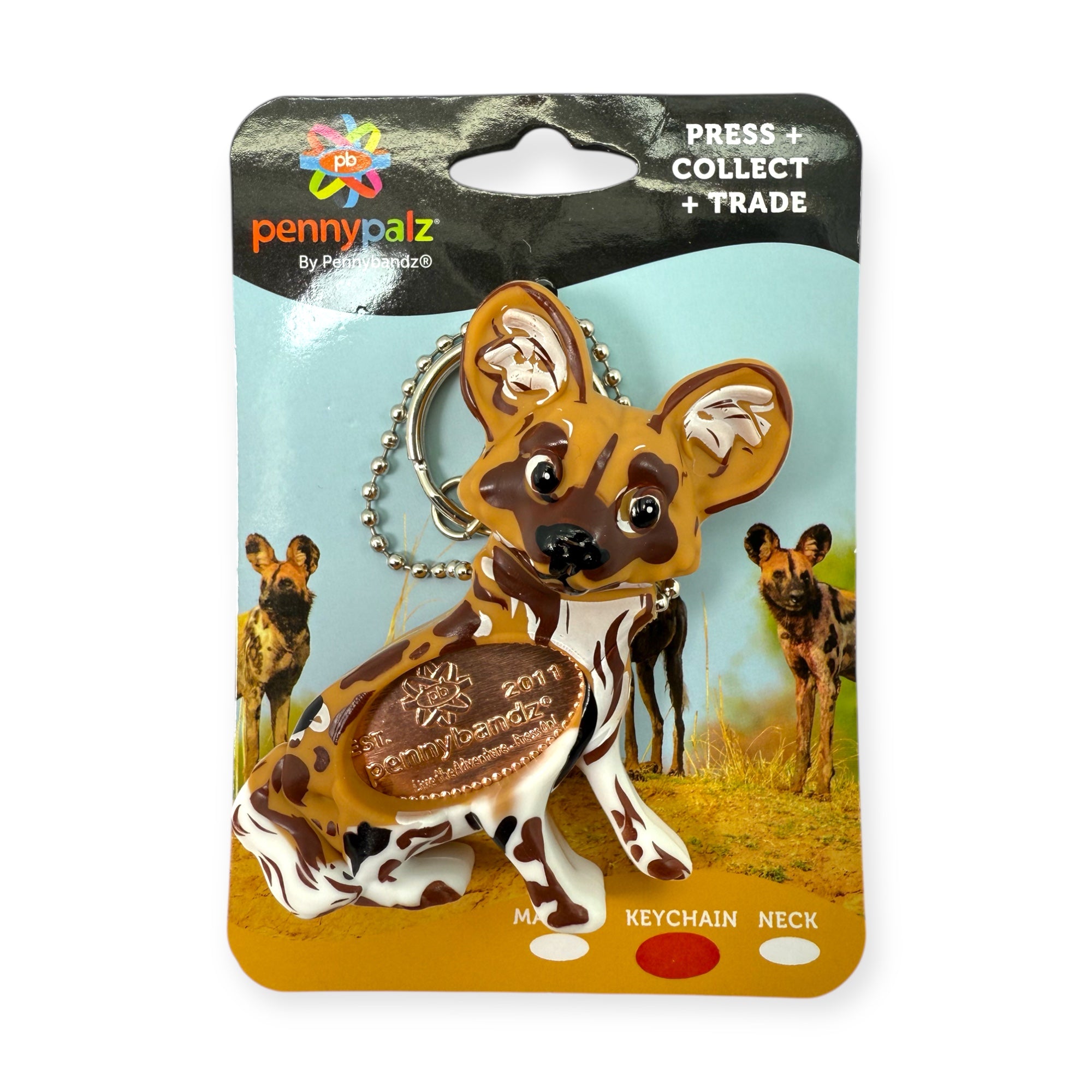 PennyPalz Zoo & Wildlife – Pressed Penny Keychains, Necklaces