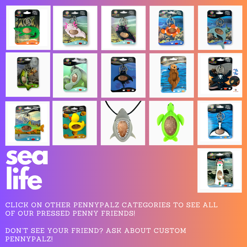 PennyPalz – Sea Life | Keychains, Necklaces & Magnets | Penny