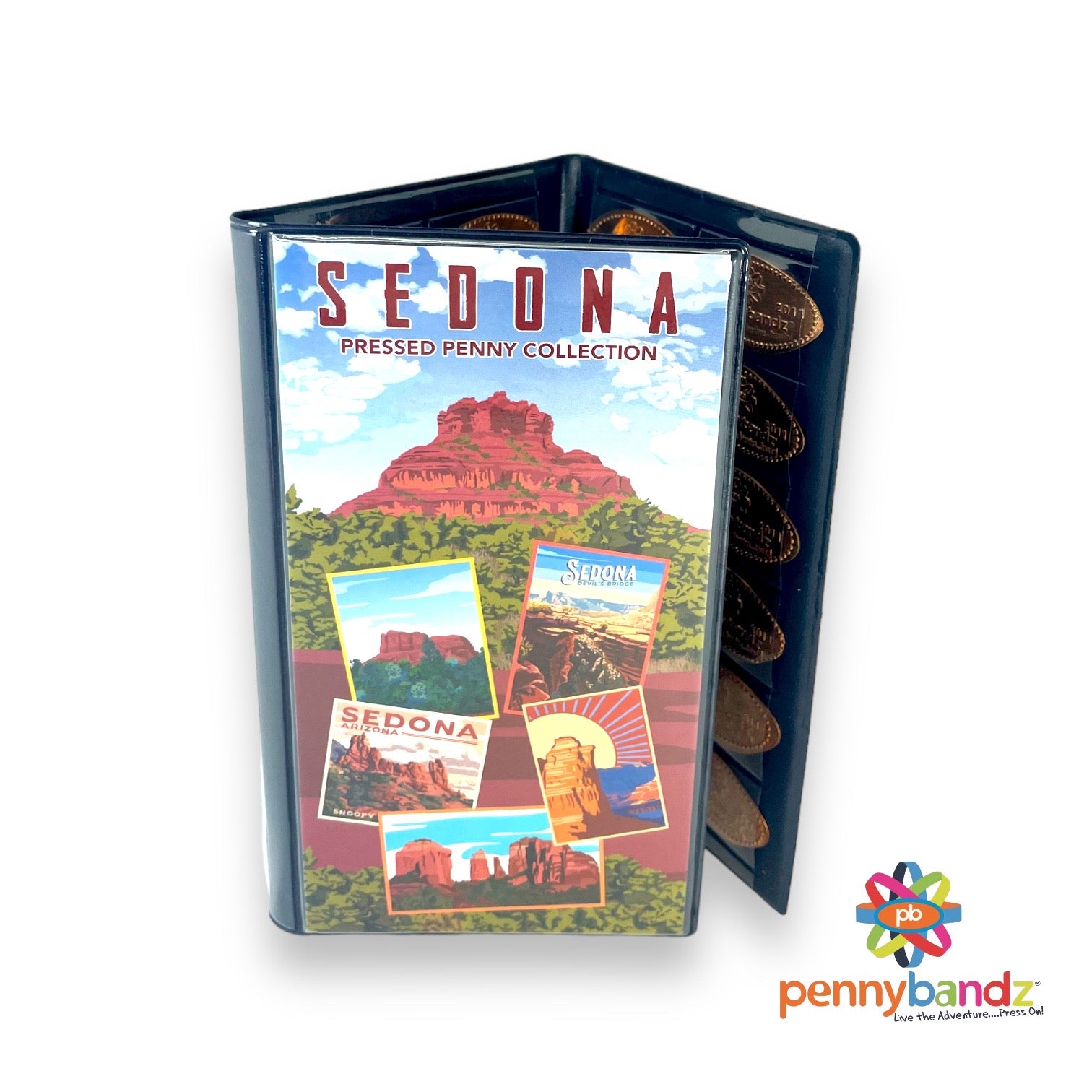 Tri-Fold Pressed Penny Book - ROUTE 66 - Pressing the Route™
