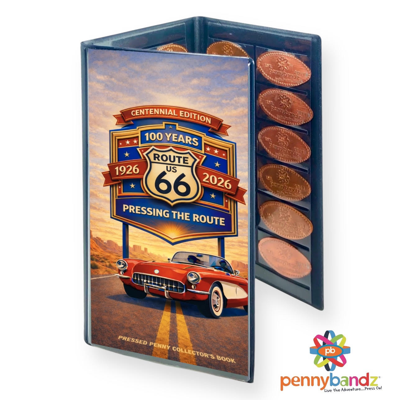 Penny Collector book classic Penny Passport Tri-Fold style by