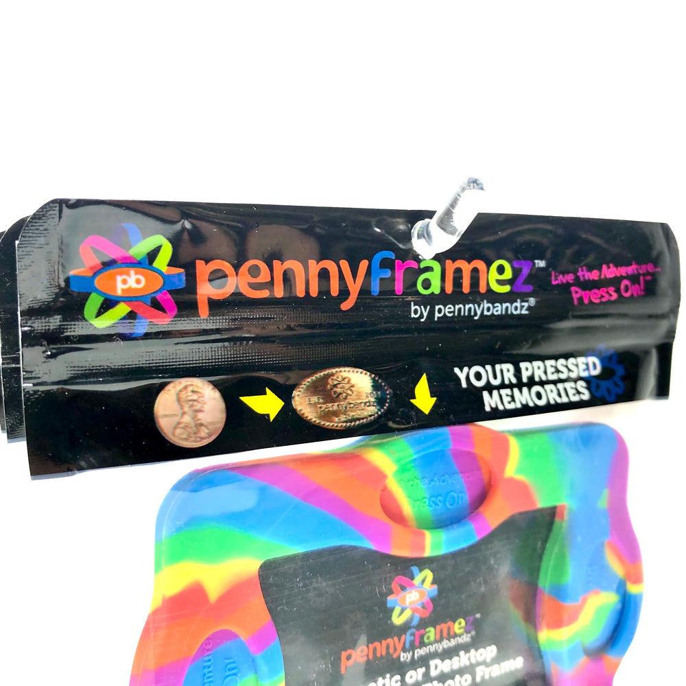 Pennyframez by Pennybandz Pressed Penny Frame - Holds 3" X 2" Photo