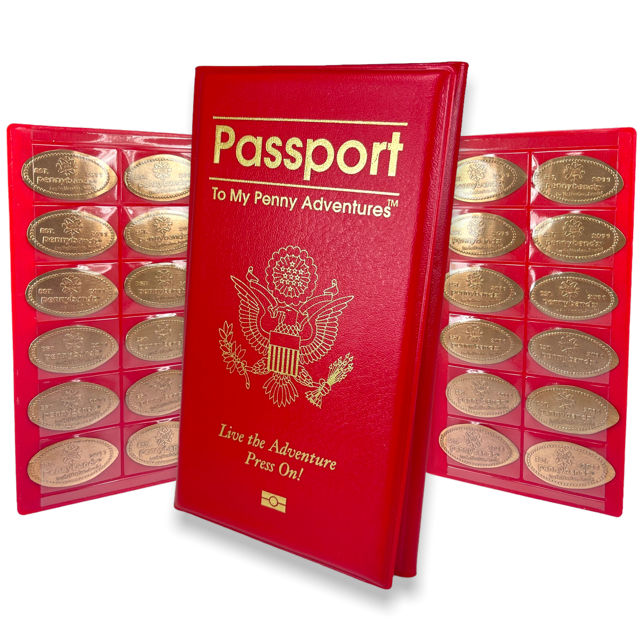 Penny Collector book classic Penny Passport Tri-Fold style by