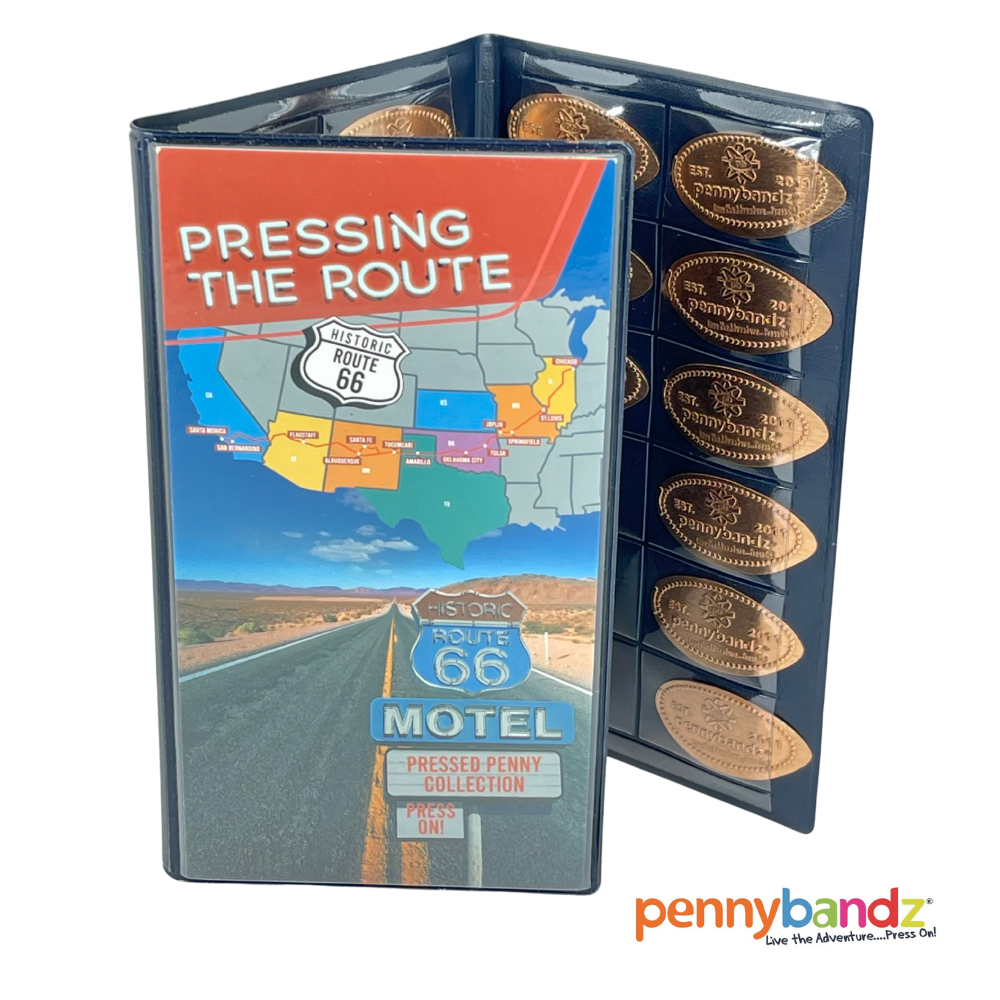 Penny Passport Souvenir Collecting Book with Free Pressed Penny