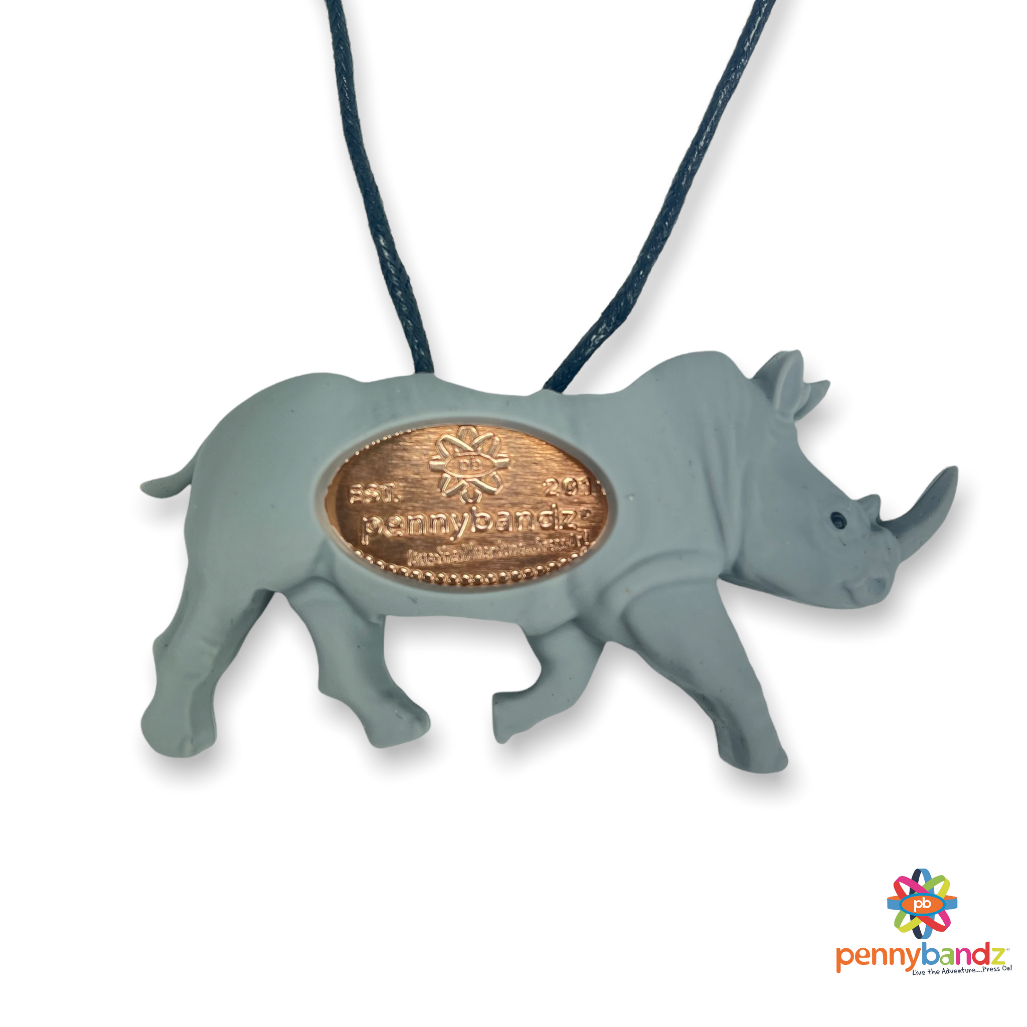 No.2975 ジャンピングねこのチャーム PennyPalz Zoo & Wildlife – Pressed Penny Keychains, Necklaces